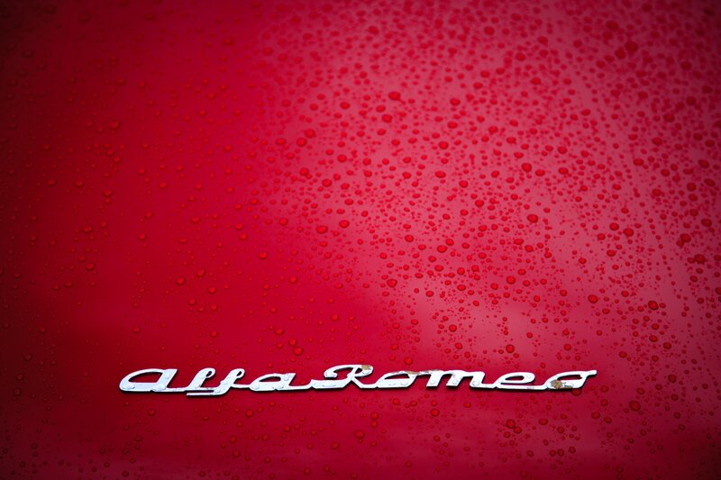 Alfa Romeo Emblem — Red