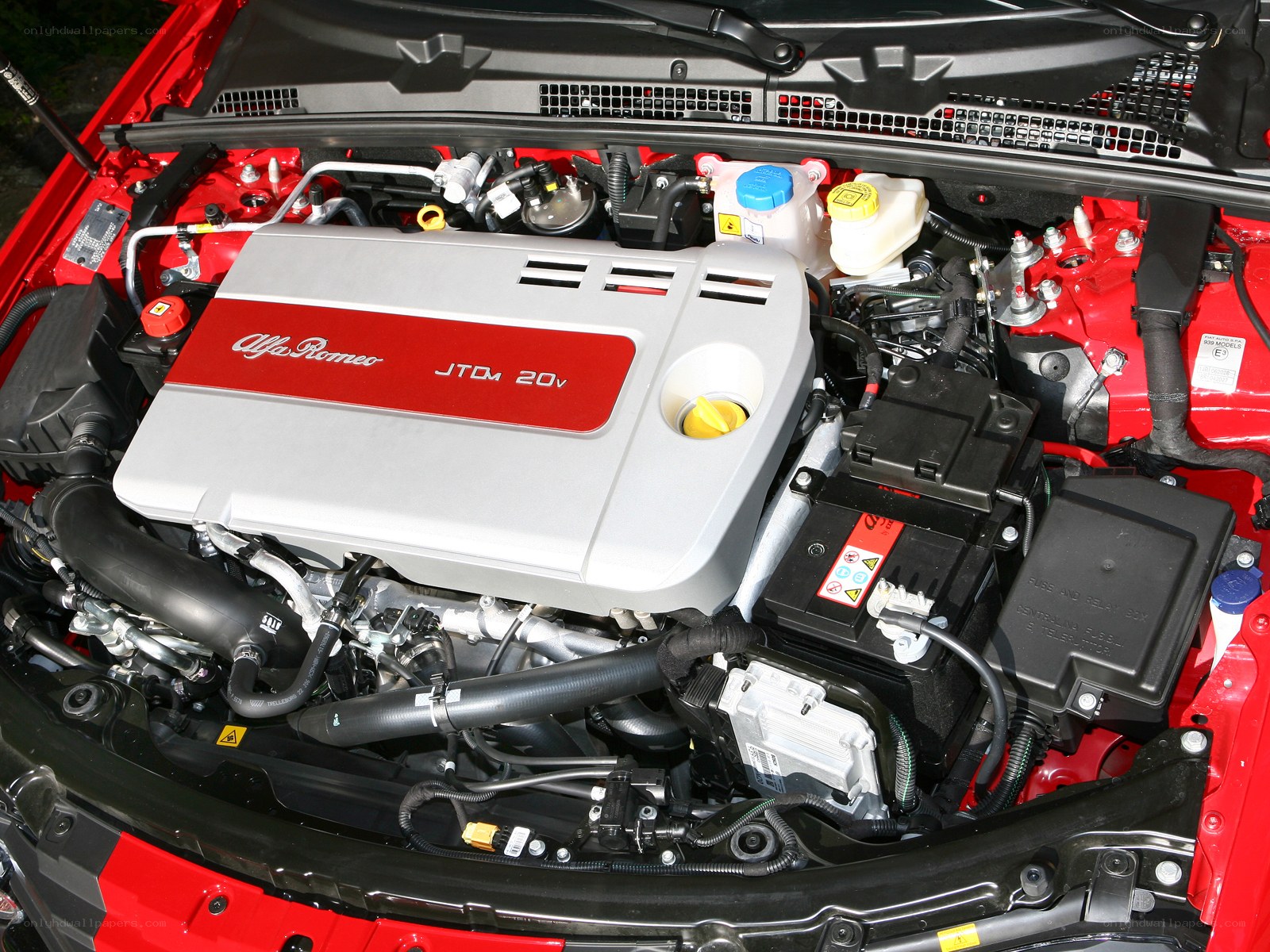 Alfa Romeo engine bay