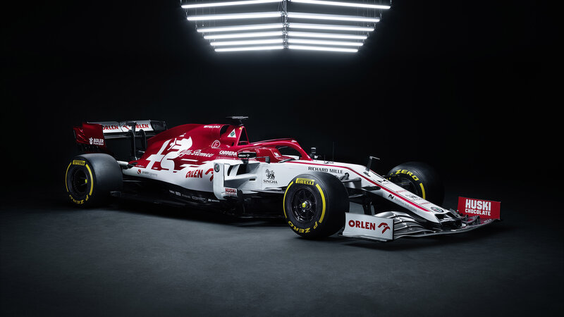 Alfa Romeo F1 Car — Red, Dramatic