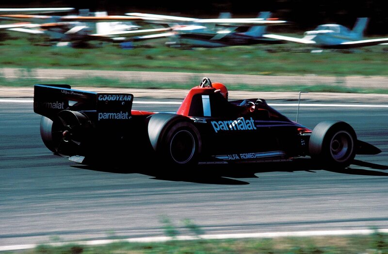 Alfa Romeo Formula One car on track