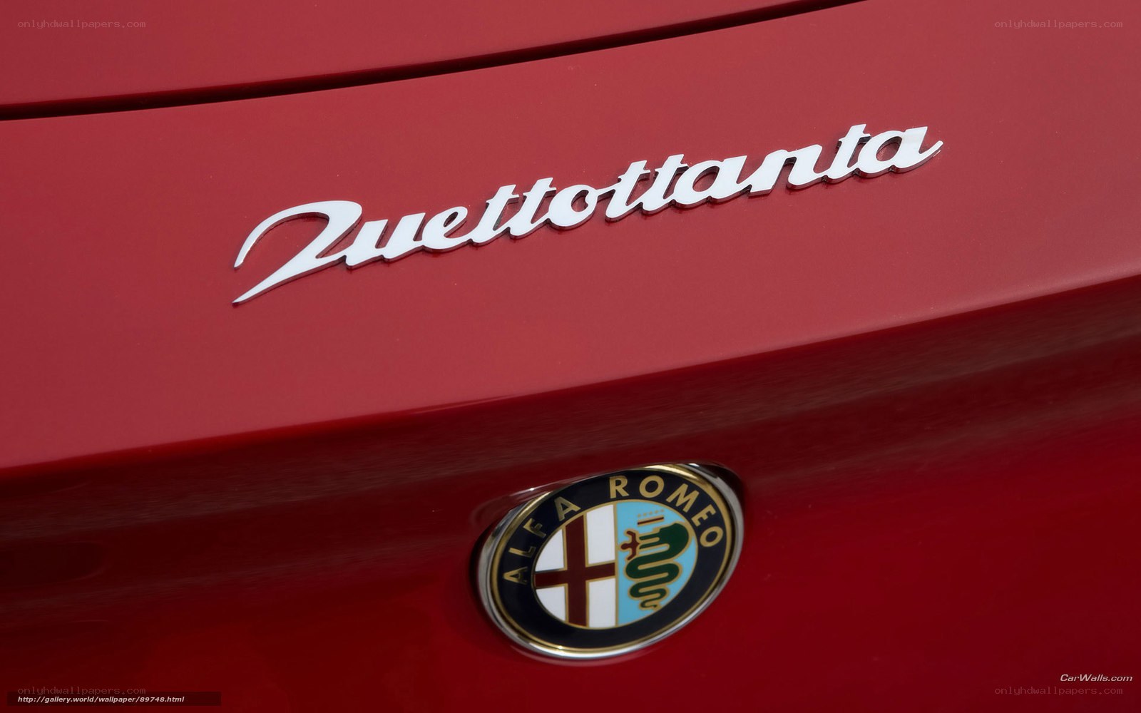 Alfa Romeo Giulietta badge