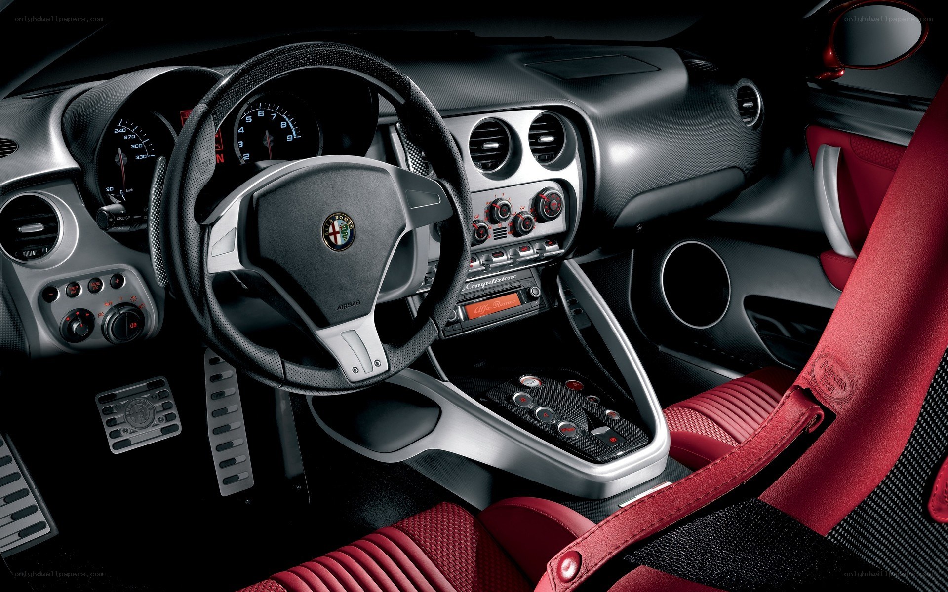 Alfa Romeo interior cockpit