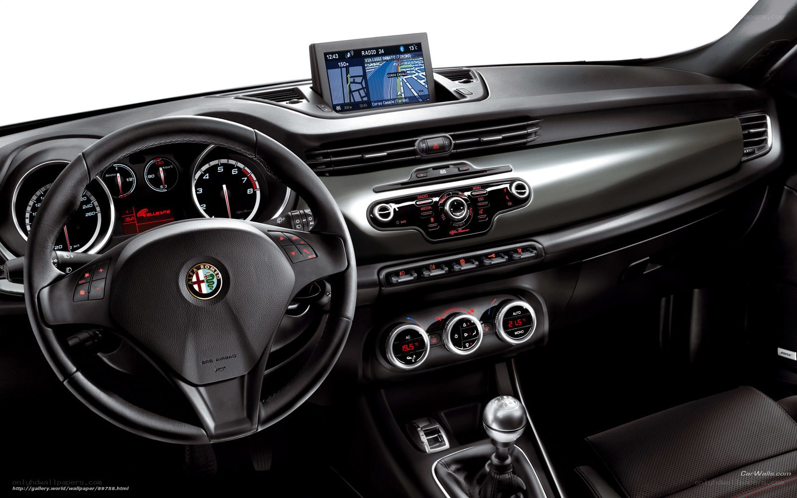Alfa Romeo interior dashboard