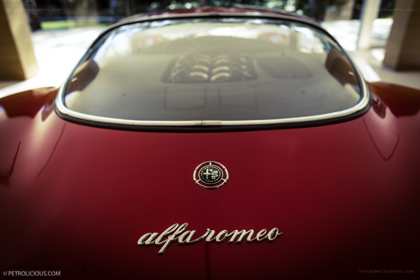 Alfa Romeo rear view
