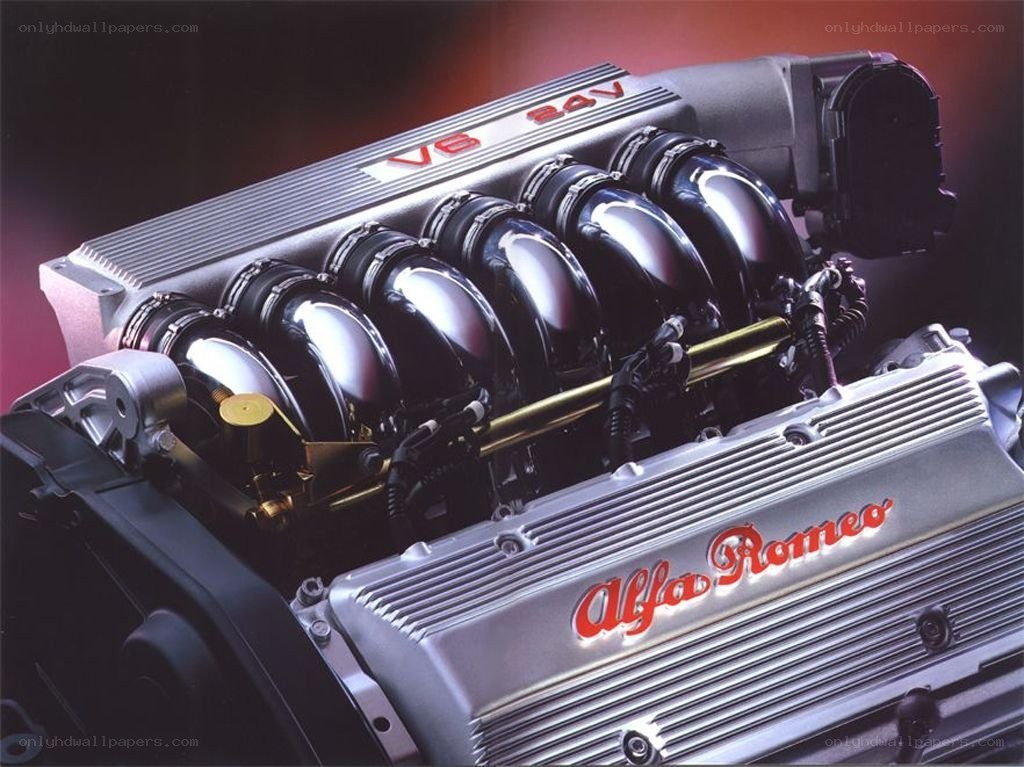 Alfa Romeo V6 24V engine