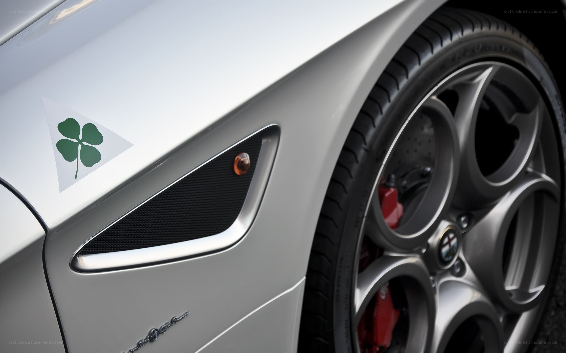 Alfa Romeo wheel and fender