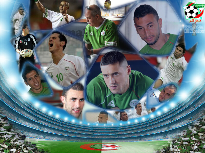 Algerian football collage