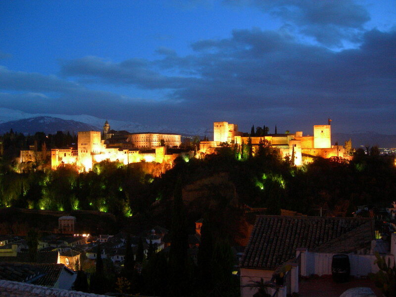 Alhambra at dusk
