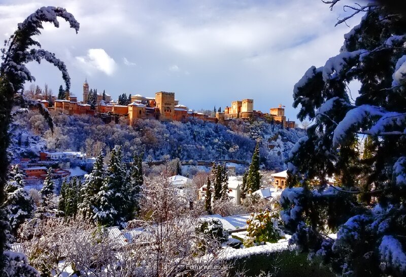 Alhambra in Snow