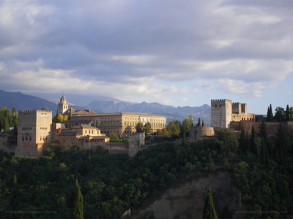 Alhambra palace in Granada