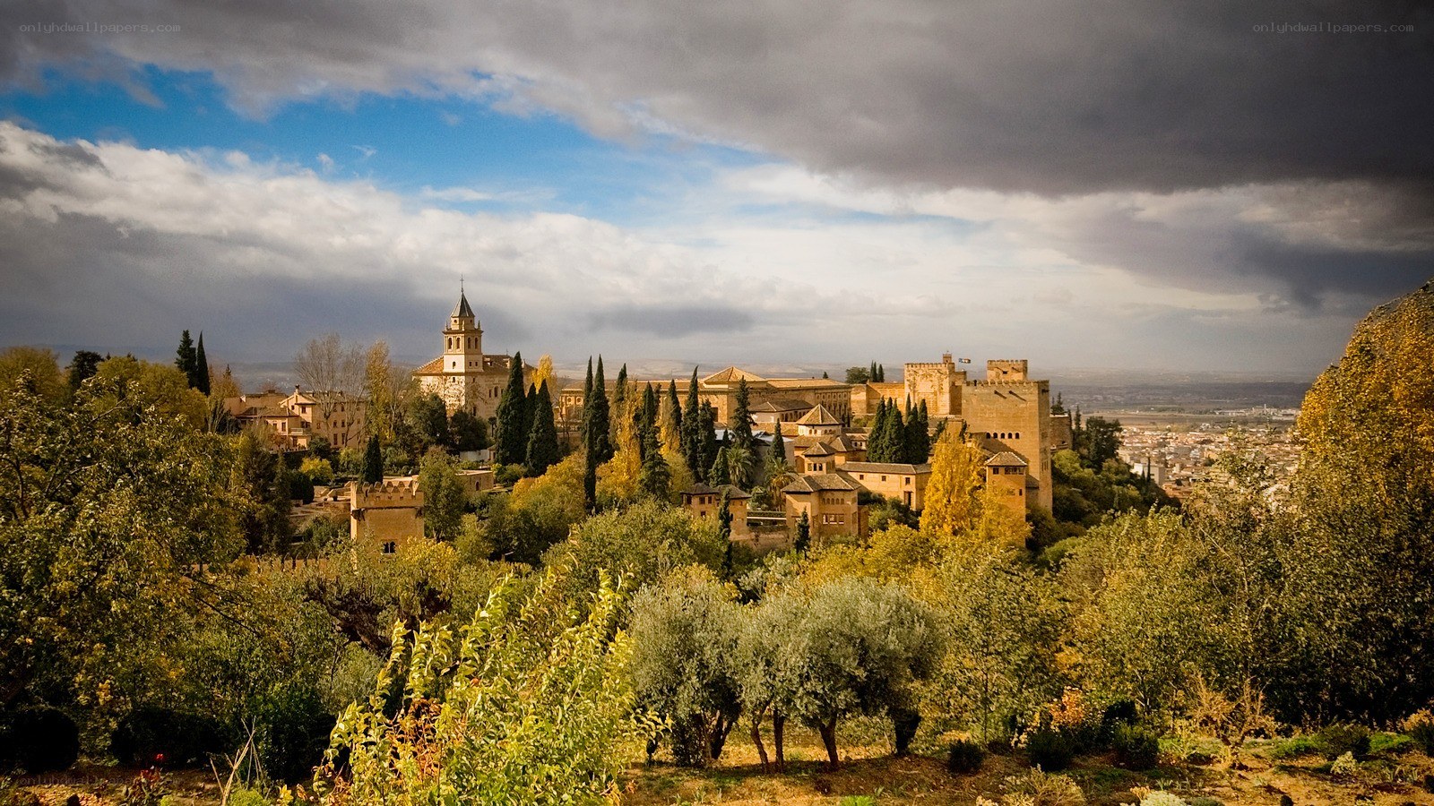 Alhambra palace in Granada