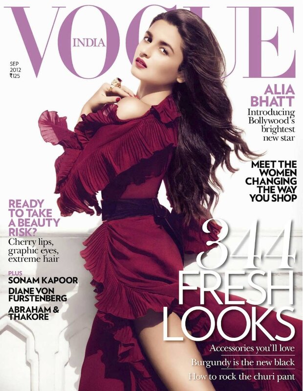 Alia Bhatt on Vogue India cover