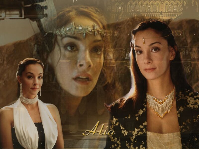 Alia character collage