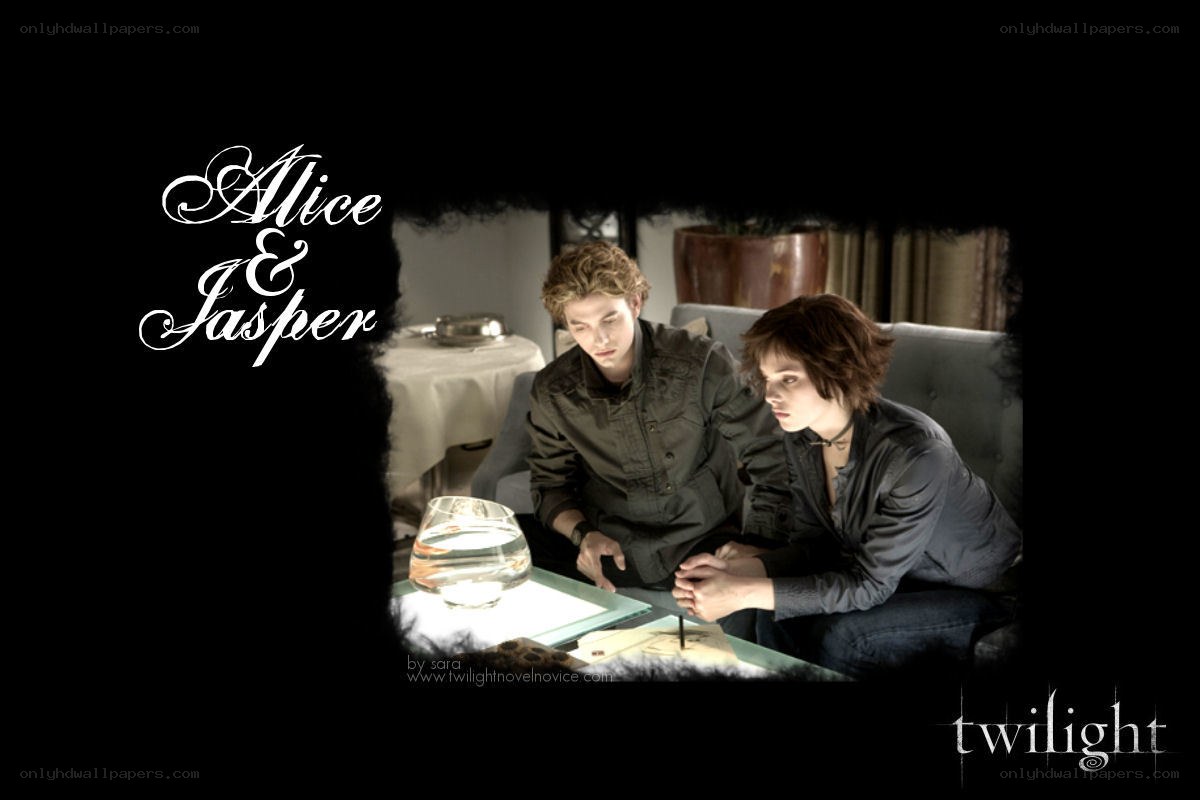 Alice and Jasper from Twilight