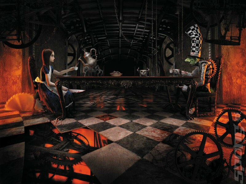 Alice and Mad Hatter — Black