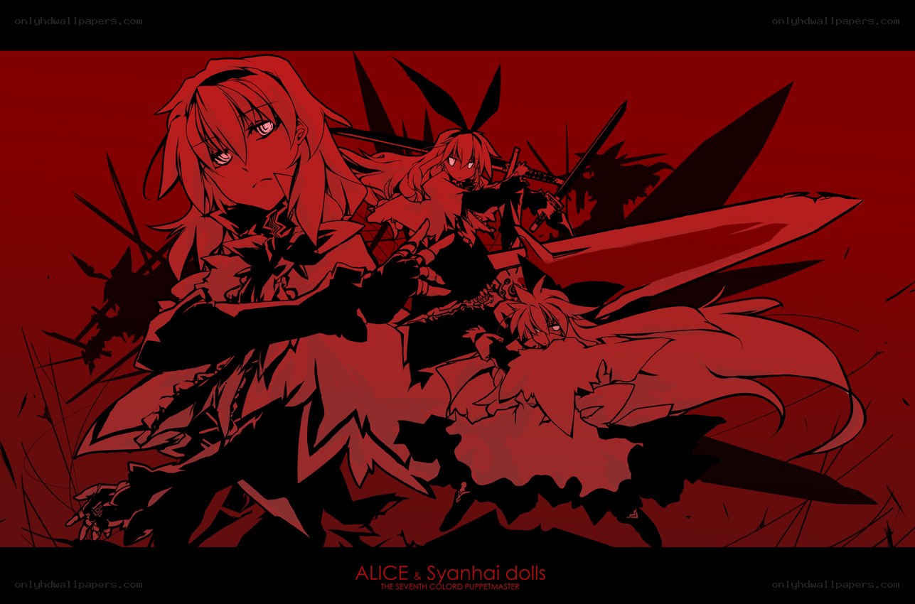 Alice and Saya dolls