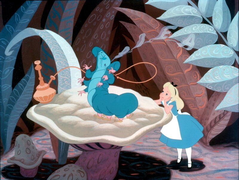 Alice and the Caterpillar