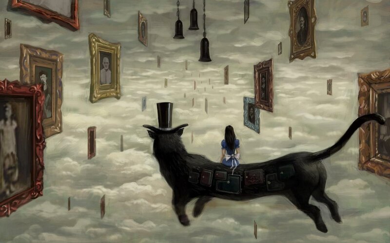 Alice and the Cheshire Cat
