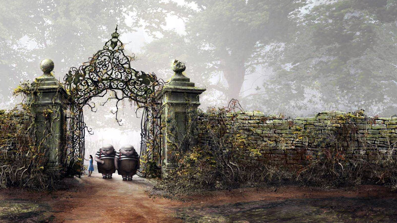 Alice and the garden gate