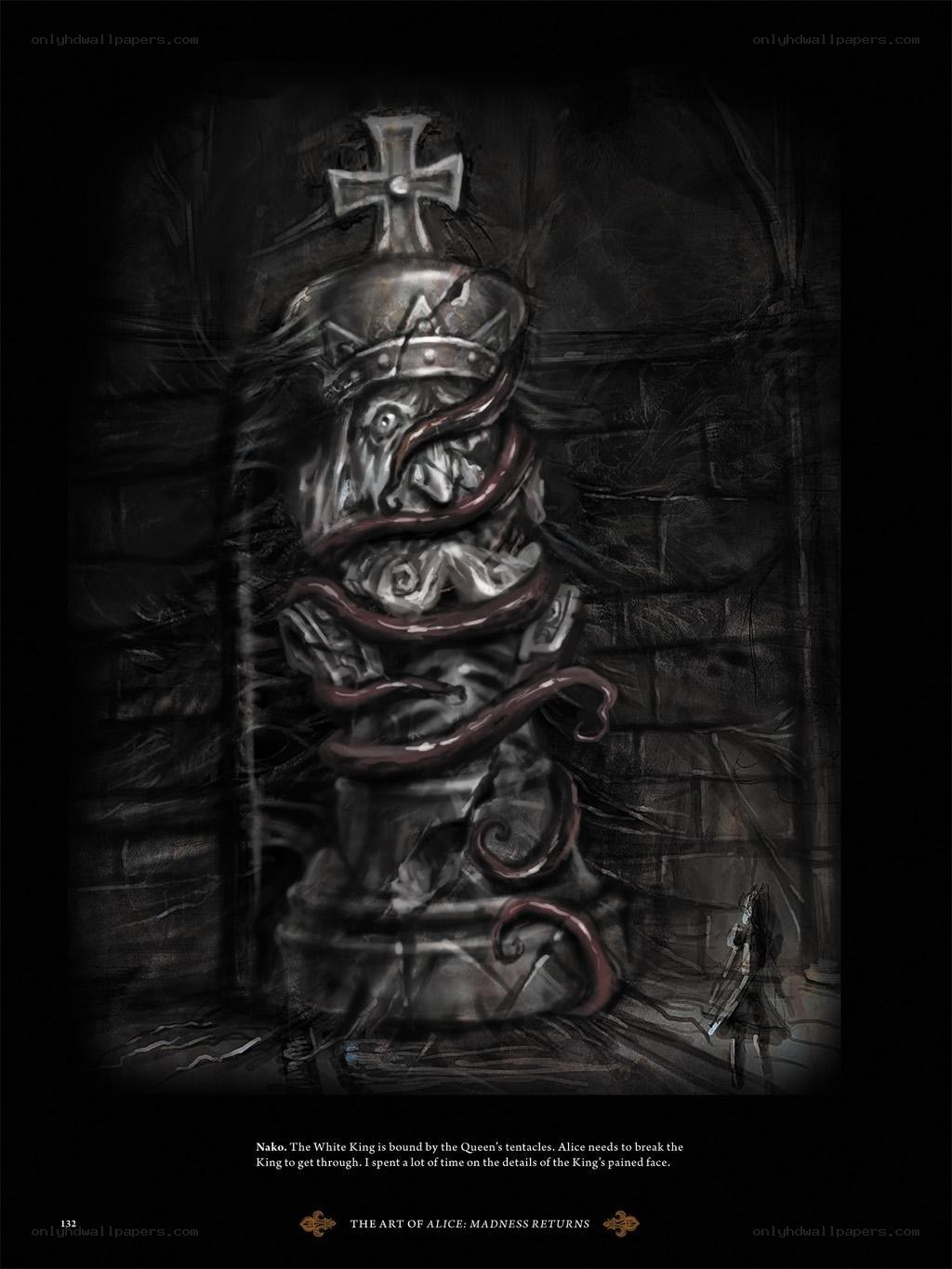 Alice and the White King