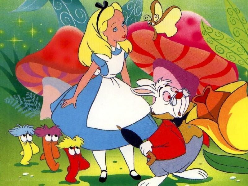 Alice and the White Rabbit