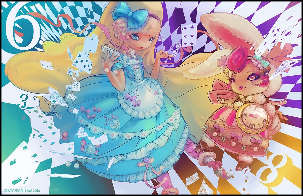 Alice and the White Rabbit