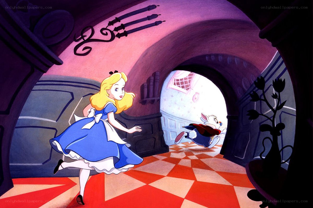 Alice and the White Rabbit