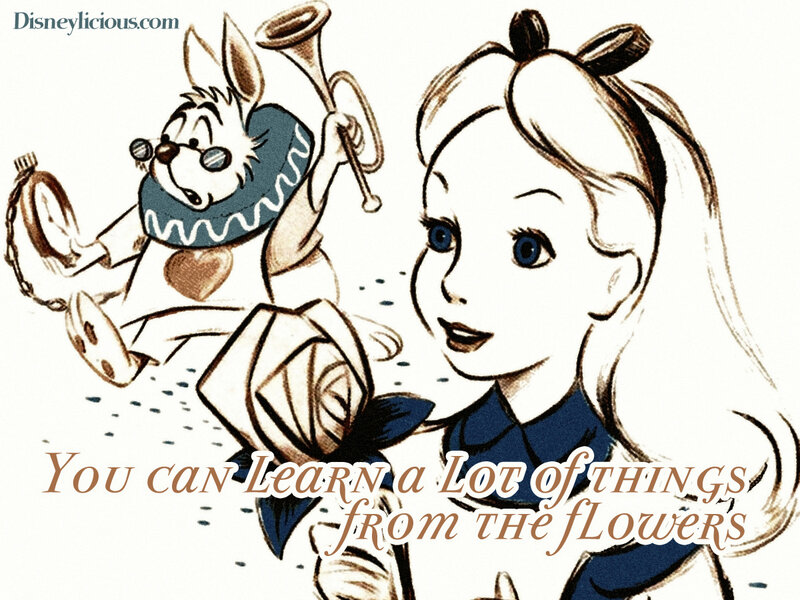 Alice and the White Rabbit — Blue