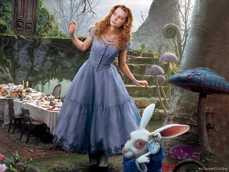 Alice and White Rabbit