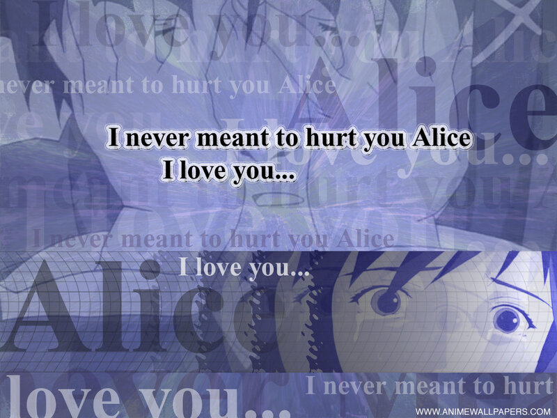 Alice anime quote wallpaper