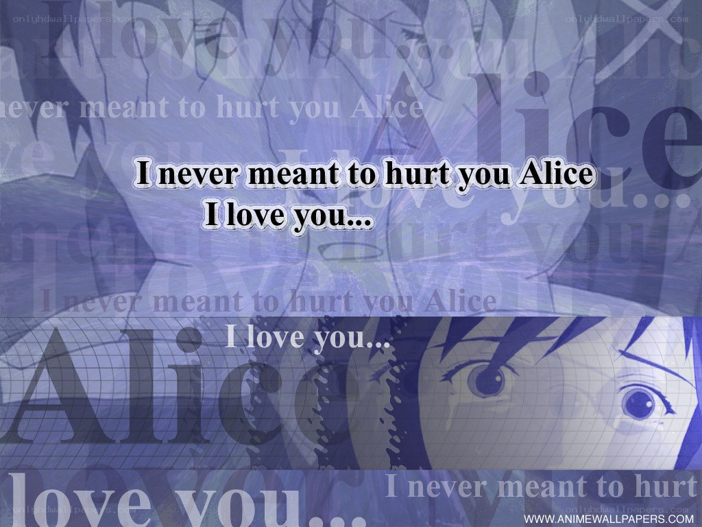 Alice anime quote wallpaper