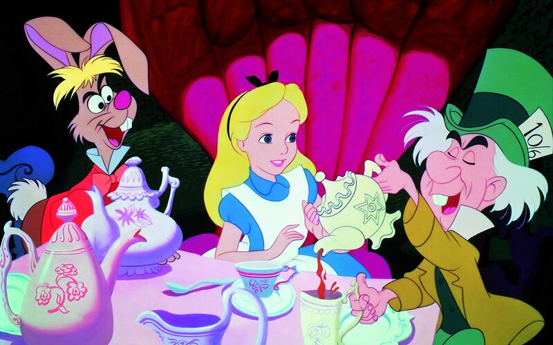 Alice at a Tea Party — Pink