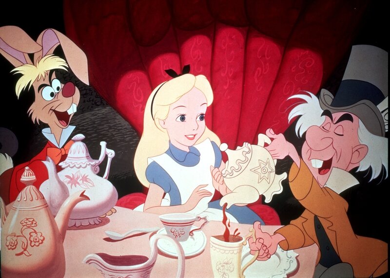 Alice at a Tea Party — Red