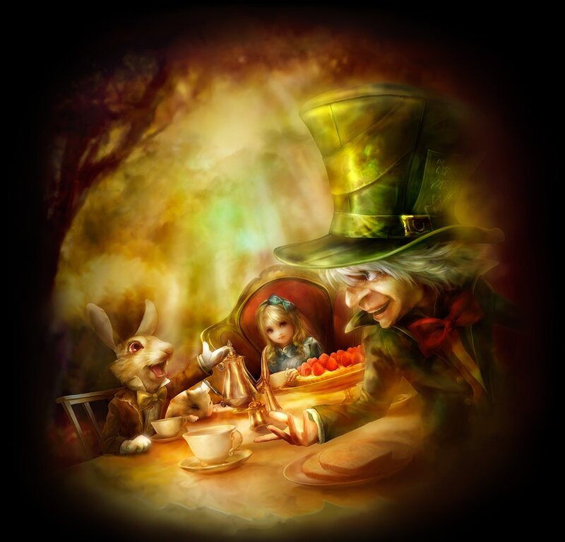 Alice at Tea Party