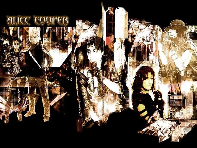 Alice Cooper band collage