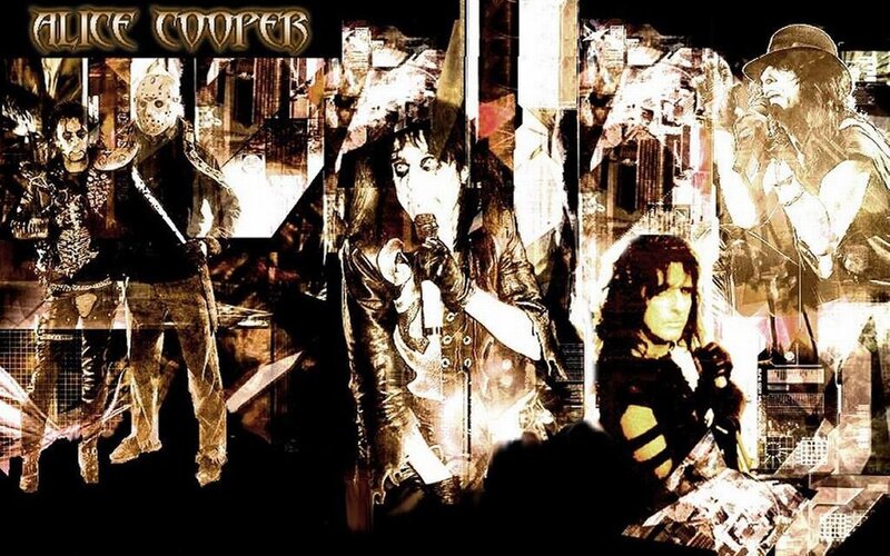 Alice Cooper collage artwork