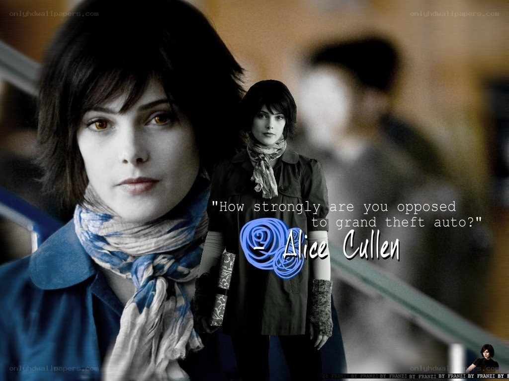Alice Cullen quote wallpaper