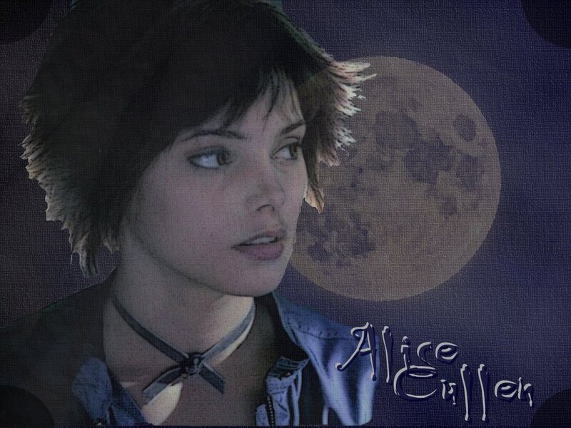 Alice Cullen with moon
