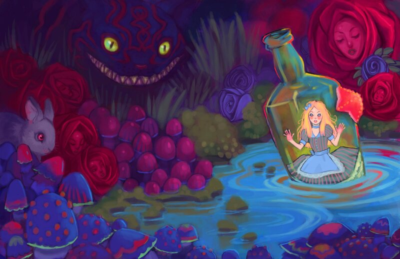 Alice in a bottle