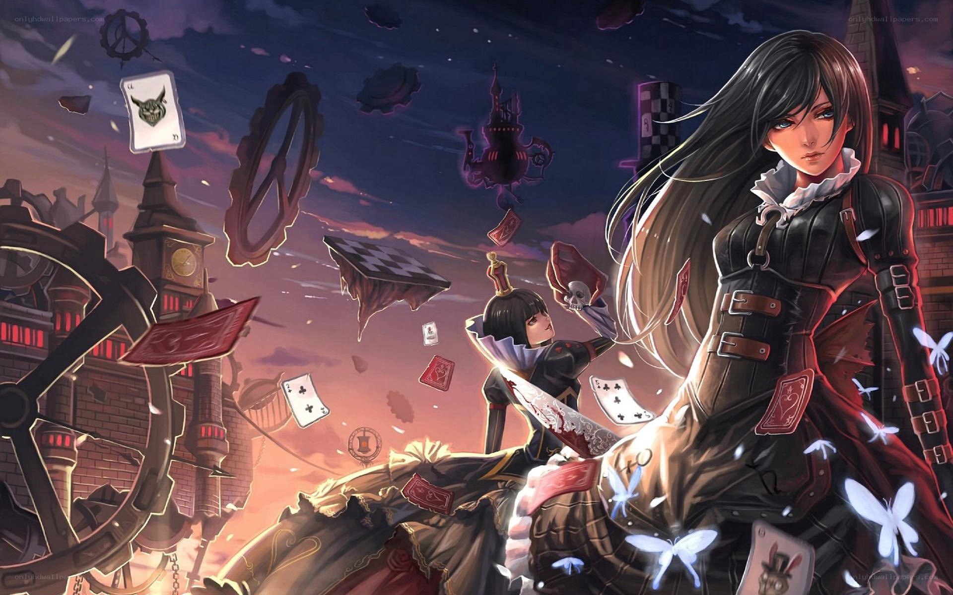 Alice in a chaotic world