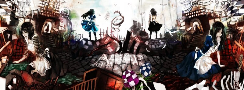 Alice in a chaotic world