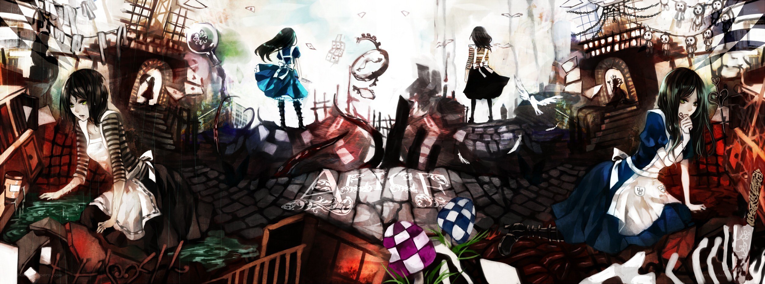 Alice in a chaotic world