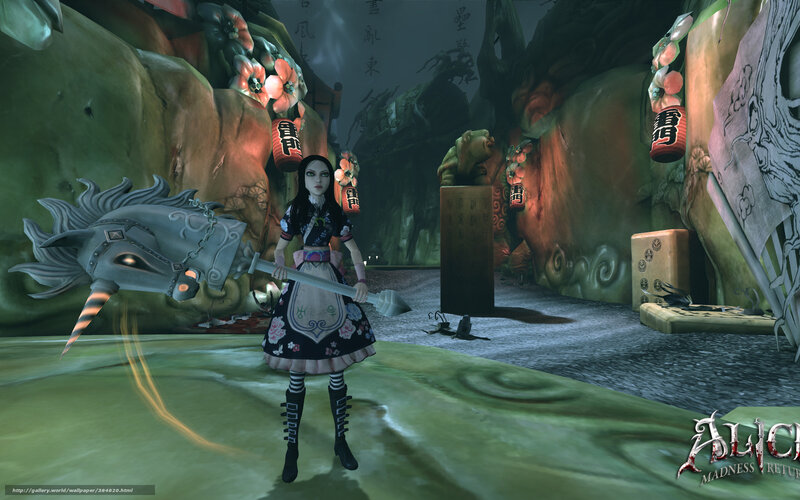 Alice in a dark alley