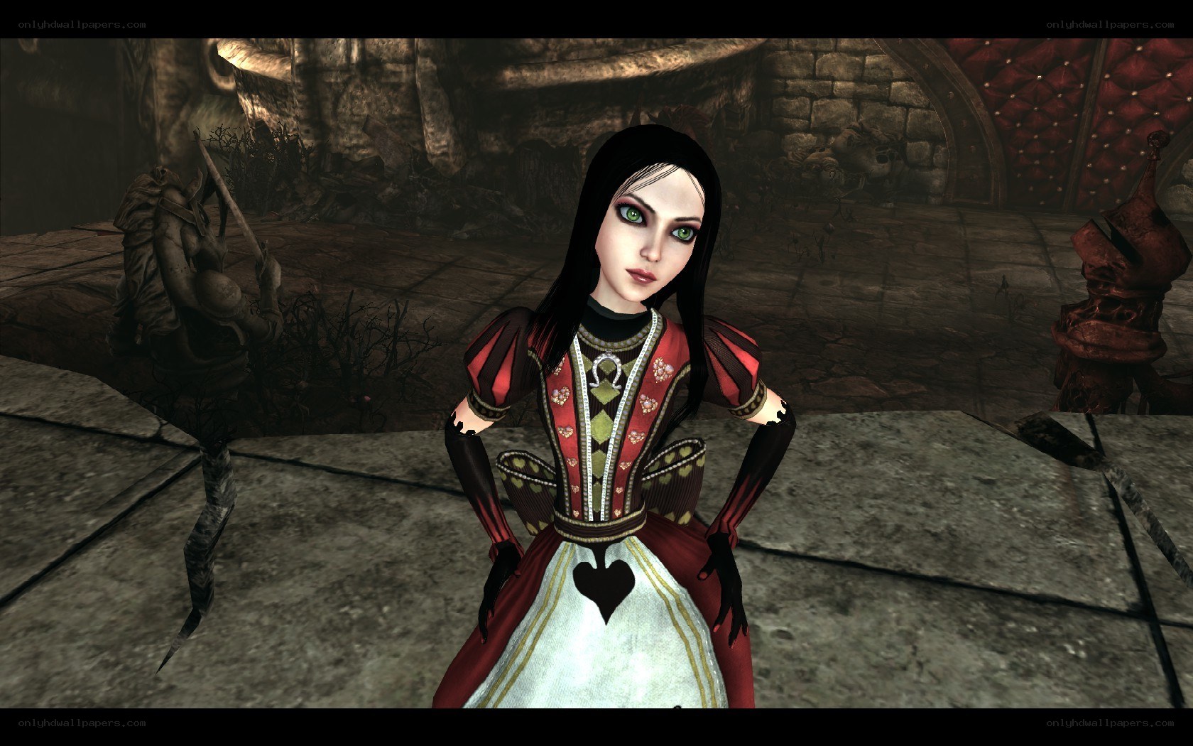 Alice in a dark castle