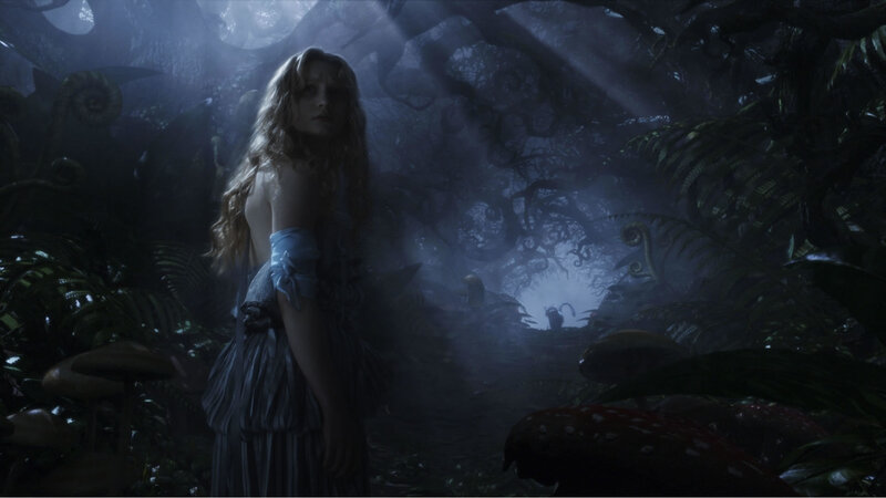 Alice in a dark forest