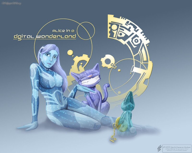 Alice in a digital wonderland