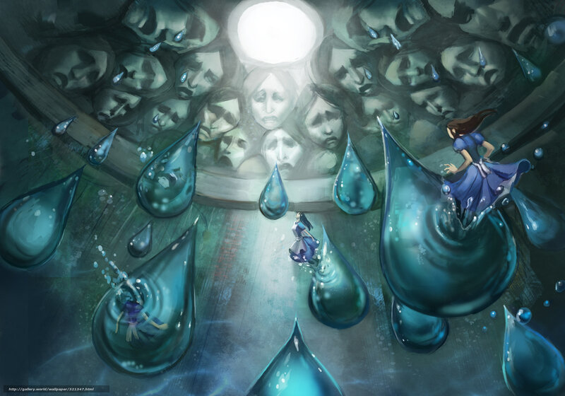 Alice in a dream of tears