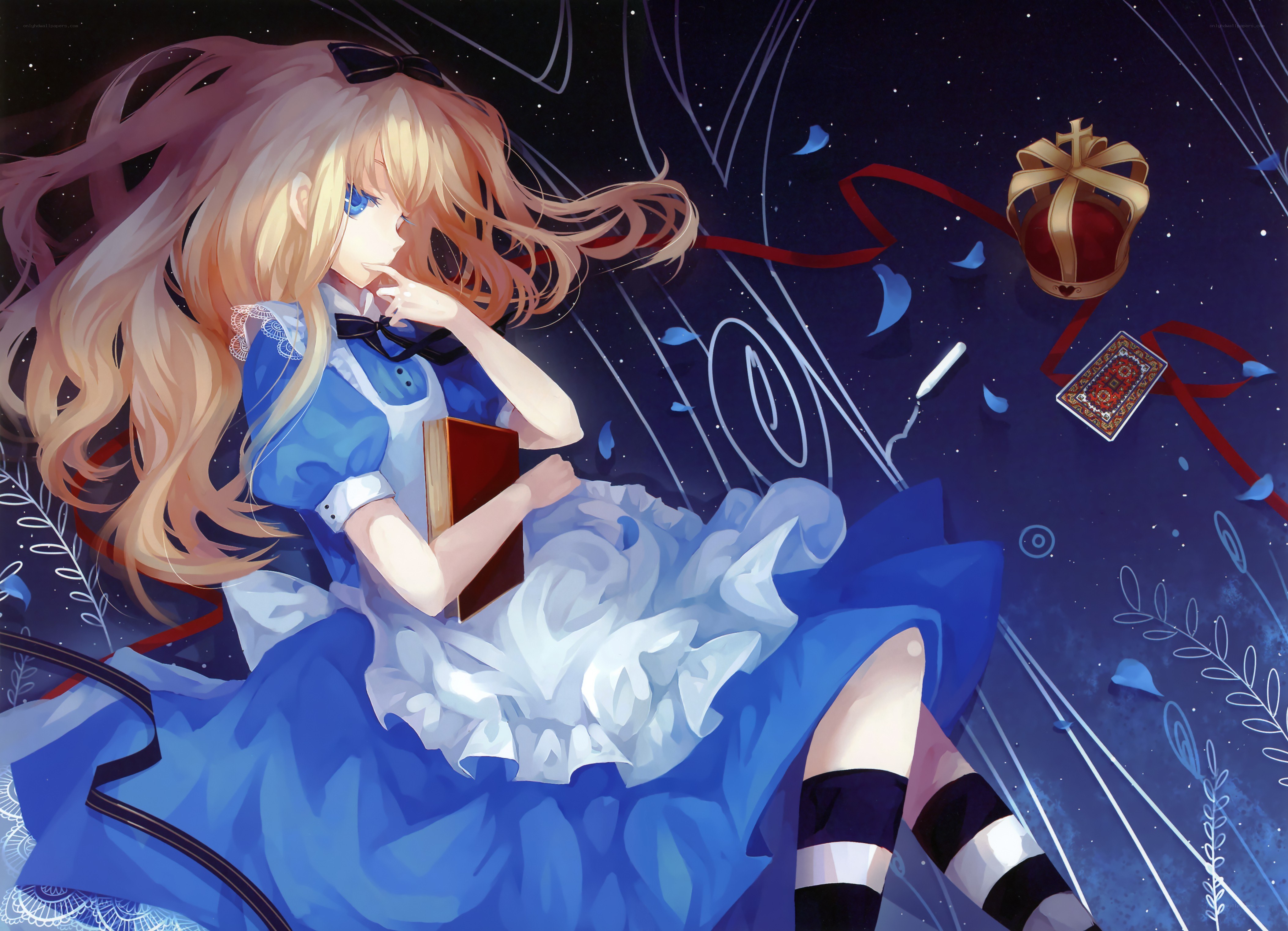 Alice in a dreamlike space