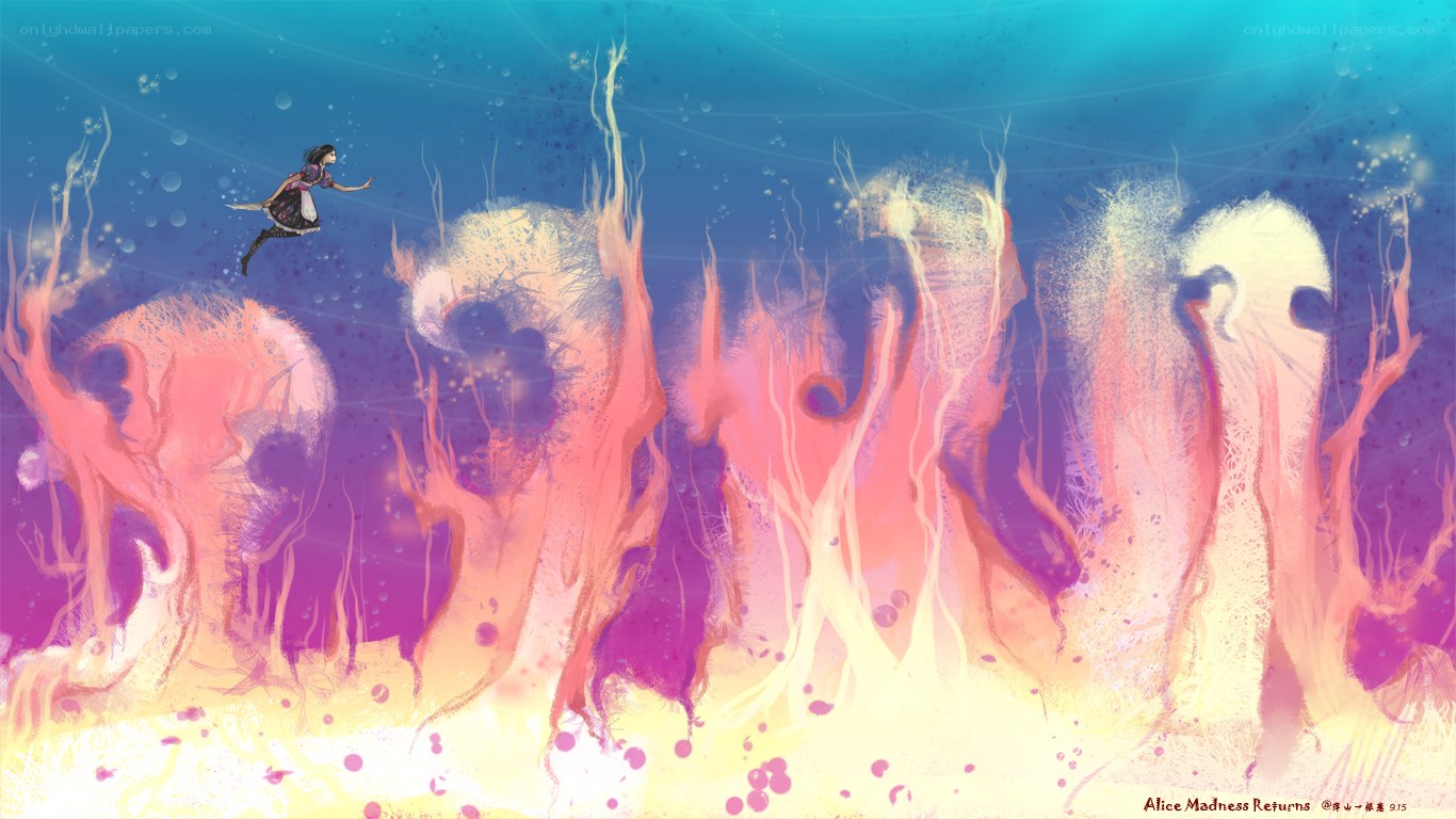Alice in a dreamlike world