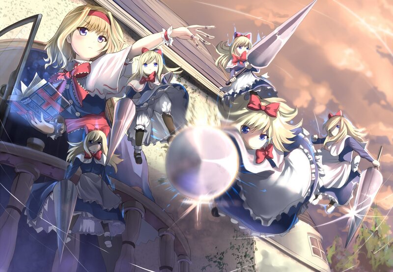 Alice in a magical battle